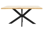 TΡΑΠΕΖΙ GILMAN PAKOWORLD MDF SONOMA-ΜΑΥΡΟ 150X90X75ΕΚ