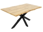 TΡΑΠΕΖΙ GILMAN PAKOWORLD MDF SONOMA-ΜΑΥΡΟ 150X90X75ΕΚ