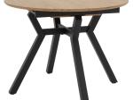 TΡΑΠΕΖΙ FRANCES PAKOWORLD ΕΠΕΚΤΕΙΝΟΜΕΝΟ MDF SONOMA-ΜΑΥΡΟ 100-140X100X75ΕΚ