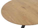 TΡΑΠΕΖΙ FRANCES PAKOWORLD ΕΠΕΚΤΕΙΝΟΜΕΝΟ MDF SONOMA-ΜΑΥΡΟ 100-140X100X75ΕΚ