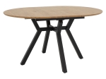 TΡΑΠΕΖΙ FRANCES PAKOWORLD ΕΠΕΚΤΕΙΝΟΜΕΝΟ MDF SONOMA-ΜΑΥΡΟ 100-140X100X75ΕΚ