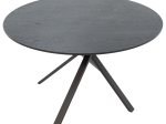 TΡΑΠΕΖΙ CERCO PAKOWORLD MDF ΜΑΥΡΟ Φ120X75ΕΚ