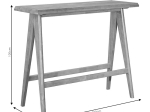 ΤΡΑΠΕΖΙ BAR WINSLOW PAKOWORLD ΞΥΛΟ RUBBERWOOD ΑΝΟΙΚΤΟ ΚΑΡΥΔΙ 120X45X100ΕΚ