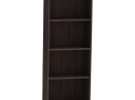 ΒΙΒΛΙΟΘΗΚΗ PRESLEY PAKOWORLD ΣΕ ΑΝΘΡΑΚΙ-WENGE ΑΠΟΧΡΩΣΗ 60X30X167ΕΚ