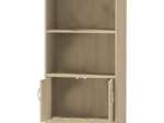 ΒΙΒΛΙΟΘΗΚΗ NEGAN PAKOWORLD SONOMA ΜΕΛΑΜΙΝΗΣ 60X30X120ΕΚ