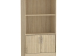 ΒΙΒΛΙΟΘΗΚΗ NEGAN PAKOWORLD SONOMA ΜΕΛΑΜΙΝΗΣ 60X30X120ΕΚ
