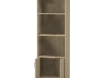 ΒΙΒΛΙΟΘΗΚΗ NEGAN PAKOWORLD SONOMA ΜΕΛΑΜΙΝΗΣ 57X33X180ΕΚ