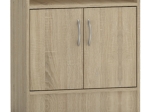 ΒΙΒΛΙΟΘΗΚΗ NEGAN PAKOWORLD SONOMA ΜΕΛΑΜΙΝΗΣ 57X33X180ΕΚ
