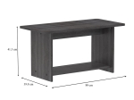 ΤΡΑΠΕΖΙ KUMBA PAKOWORLD ΣΕ ΑΝΘΡΑΚΙ-WENGE ΑΠΟΧΡΩΣΗ 80X40X42ΕΚ