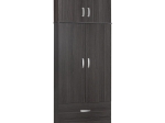 ΝΤΟΥΛΑΠΑ ΔΙΦΥΛΛΗ ΚΑΙ ΠΑΤΑΡΙ ZELIA PAKOWORLD WENGE 79X42X240ΕΚ.