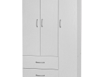 ΝΤΟΥΛΑΠΑ ΤΡΙΦΥΛΛΗ ΚΑΙ ΠΑΤΑΡΙ ZELIA PAKOWORLD ΛΕΥΚΟ 90X42X240ΕΚ.