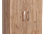 ΝΤΟΥΛΑΠΑ JONAR PAKOWORLD ΔΙΦΥΛΛΗ OAK ΜΕΛΑΜΙΝΗΣ 60X42X180ΕΚ