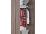 ΝΤΟΥΛΑΠΑ ΡΟΥΧΩΝ ΔΙΦΥΛΛΗ ZELIA PAKOWORLD ΣΕ SONOMA-OAK ΑΠΟΧΡΩΣΗ 79X42X180ΕΚ