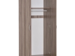 ΝΤΟΥΛΑΠΑ ΡΟΥΧΩΝ ΔΙΦΥΛΛΗ ZELIA PAKOWORLD ΣΕ SONOMA-OAK ΑΠΟΧΡΩΣΗ 79X42X180ΕΚ