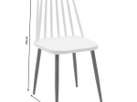 ΚΑΡΕΚΛΑ AURORA PAKOWORLD PP ΛΕΥΚΟ-ΦΥΣΙΚΟ ΠΟΔΙ 43X48X79ΕΚ.