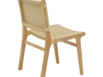 ΚΑΡΕΚΛΑ JULIEN PAKOWORLD RUBBERWOOD ΦΥΣΙΚΟ-ΕΔΡΑ ΦΥΣΙΚΟ ΣΧΟΙΝΙ 61X54X85ΕΚ