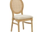 ΚΑΡΕΚΛΑ CANCO PAKOWORLD ΦΥΣΙΚΟ RUBBERWOOD-ΦΥΣΙΚΟ RATTAN 50X55X98ΕΚ