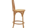 ΣΚΑΜΠΟ ΜΠΑΡ THONET PAKOWORLD ΦΥΣΙΚΟ ΞΥΛΟ ΟΞΙΑΣ-ΕΔΡΑ ΦΥΣΙΚΟ RATTAN 41X50X105ΕΚ