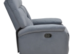 ΠΟΛΥΘΡΟΝΑ RELAX ΜΕ ΜΗΧΑΝΙΣΜΟ MASSAGE TERPSI PAKOWORLD ΓΚΡΙ ΒΕΛΟΥΔΟ 80X94X100ΕΚ