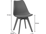 ΚΑΡΕΚΛΑ GASTON I PAKOWORLD PP-PU ΣΕ ΜΕΝΤΑ ΑΠΟΧΡΩΣΗ 48.5X53.5X81.5ΕΚ