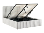 ΚΡΕΒΑΤΙ ΔΙΠΛΟ ZILIN PAKOWORLD ΥΦΑΣΜΑ ΓΚΡΙ-ΜΠΕΖ 160X200ΕΚ