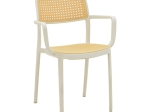 ΠΟΛΥΘΡΟΝΑ WESTLEY PAKOWORLD PP ΦΥΣΙΚΟ-ΛΕΥΚΟ 58X47X81ΕΚ