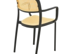 ΠΟΛΥΘΡΟΝΑ WESTLEY PAKOWORLD PP ΦΥΣΙΚΟ-ΜΑΥΡΟ 58X47X81ΕΚ