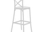 ΣΚΑΜΠΟ ΜΠΑΡ CROSSIE PAKOWORLD PP ΛΕΥΚΟ 44X44X113ΕΚ