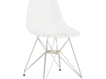 ΚΑΡΕΚΛΑ ADELLE PAKOWORLD PP ΔΙΑΦΑΝΟ-INOX ΠΟΔΙ 46X55X81ΕΚ