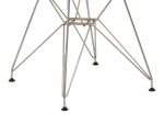 ΚΑΡΕΚΛΑ ADELLE PAKOWORLD PP ΔΙΑΦΑΝΟ ΓΚΡΙ-INOX ΠΟΔΙ 46X55X81ΕΚ