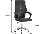 ΚΑΡΕΚΛΑ ΓΡΑΦΕΙΟΥ ΔΙΕΥΘΥΝΤΗ GLORIN PAKOWORLD ΜΠΕΖ PU 60X68X128ΕΚ