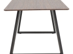 ΤΡΑΠΕΖΙ WINOR PAKOWORLD ΚΑΡΥΔΙ MDF-ΠΟΔΙ ΜΑΥΡΟ ΜΕΤΑΛΛΙΚΟ 160X90X75ΕΚ