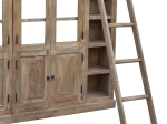ΒΙΒΛΙΟΘΗΚΗ LIBRARDY INART LIME WASH ΜΑΣΙΦ MANGO ΞΥΛΟ 247X35X220ΕΚ