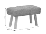 ΣΚΑΜΠΟ IOLION INART ΦΥΣΙΚΟ ΞΥΛΟ-ΓΙΟΥΤΑ 60X30X40ΕΚ