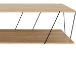 TΡΑΠΕΖΙ ΣΑΛΟΝΙΟΥ TARS PAKOWORLD ΟΑΚ-ΜΑΥΡΟ 120X48X30ΕΚ