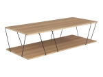 TΡΑΠΕΖΙ ΣΑΛΟΝΙΟΥ TARS PAKOWORLD ΟΑΚ-ΜΑΥΡΟ 120X48X30ΕΚ