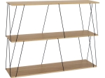 ΒΟΗΘΗΤΙΚΟ ΤΡΑΠΕΖΙ-ΡΑΦΙΕΡΑ TARS PAKOWORLD ΟΑΚ-ΜΑΥΡΟ 120X30X90ΕΚ