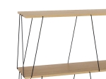 ΒΟΗΘΗΤΙΚΟ ΤΡΑΠΕΖΙ-ΡΑΦΙΕΡΑ TARS PAKOWORLD OAK-ΜΑΥΡΟ 80X30X69.2ΕΚ