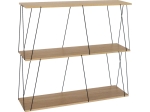 ΒΟΗΘΗΤΙΚΟ ΤΡΑΠΕΖΙ-ΡΑΦΙΕΡΑ TARS PAKOWORLD OAK-ΜΑΥΡΟ 80X30X69.2ΕΚ