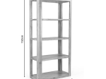 ΒΙΒΛΙΟΘΗΚΗ CHAPTER INART ΜΑΣΙΦ ΞΥΛΟ ΑΚΑΚΙΑΣ 76X40.5X152ΕΚ