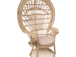 ΠΟΛΥΘΡΟΝΑ DOROTHY INART ΜΕ ΜΠΕΖ ΜΑΞΙΛΑΡΙ-ΦΥΣΙΚΟ RATTAN 115X57X150ΕΚ