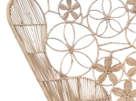 ΠΟΛΥΘΡΟΝΑ JAKE INART ΜΕ ΜΠΕΖ ΜΑΞΙΛΑΡΙ-ΦΥΣΙΚΟ RATTAN 110X82X145ΕΚ