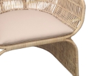 ΠΟΛΥΘΡΟΝΑ JAKE INART ΜΕ ΜΠΕΖ ΜΑΞΙΛΑΡΙ-ΦΥΣΙΚΟ RATTAN 110X82X145ΕΚ