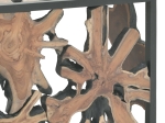 ΚΟΝΣΟΛΑ DONIS INART ΦΥΣΙΚΟ-ΜΑΥΡΟ ΜΑΣΙΦ ΞΥΛΟ TEAK 120X40X75ΕΚ