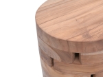 ΣΚΑΜΠΟ SHARD INART ΦΥΣΙΚΟ ΜΑΣΙΦ ΞΥΛΟ TEAK Φ35X45ΕΚ