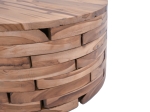 ΤΡΑΠΕΖΙ ΣΑΛΟΝΙΟΥ WOZY INART ΦΥΣΙΚΟ ΞΥΛΟ TEAK Φ90X45ΕΚ