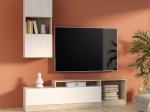 ΣΥΝΘΕΤΟ ΣΑΛΟΝΙΟΥ HALMI PAKOWORLD ΛΕΥΚΟ-OAK ΜΕΛΑΜΙΝΗΣ 180X39X190ΕΚ