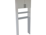 ΕΠΙΠΛΟ ΠΛΥΝΤΗΡΙΟΥ HIFRO PAKOWORLD ΛΕΥΚΟ ΜΕΛΑΜΙΝΗΣ 65X27X185.5ΕΚ