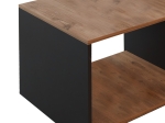 ΤΡΑΠΕΖΙ ΣΑΛΟΝΙΟΥ NOIL PAKOWORLD OAK-ΑΝΘΡΑΚΙ ΜΕΛΑΜΙΝΗΣ 90X60X48ΕΚ