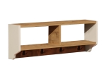 ΚΡΕΜΑΣΤΡΑ ΤΟΙΧΟΥ GYRZI PAKOWORLD OAK-ΛΕΥΚΟ ΜΕΛΑΜΙΝΗΣ 84X18X30ΕΚ